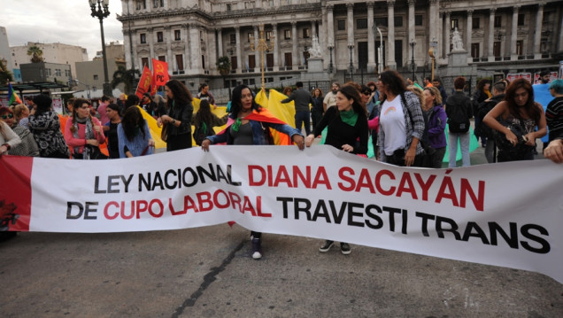 imagen Presentarán en el Congreso la Ley Nacional Diana Sacayán