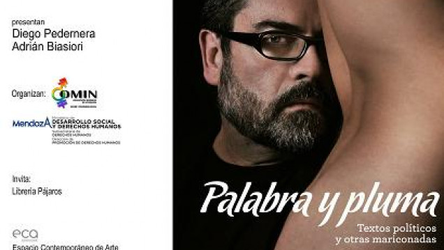 imagen Gustavo Pecoraro presenta su libro "Palabra y pluma - textos políticos y otras mariconadas"