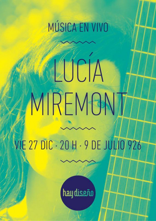 imagen Lucia Miremont presenta sus canciones para transformarlo todo