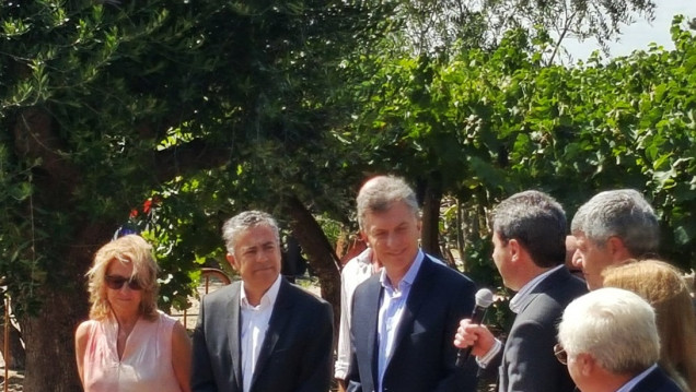 imagen Mauricio Macri hizo anuncios en Mendoza