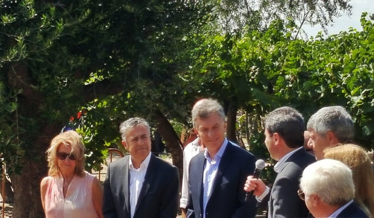 imagen Mauricio Macri hizo anuncios en Mendoza