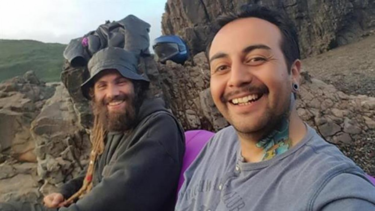 imagen Cómo fue el paso de Santiago Maldonado por Mendoza