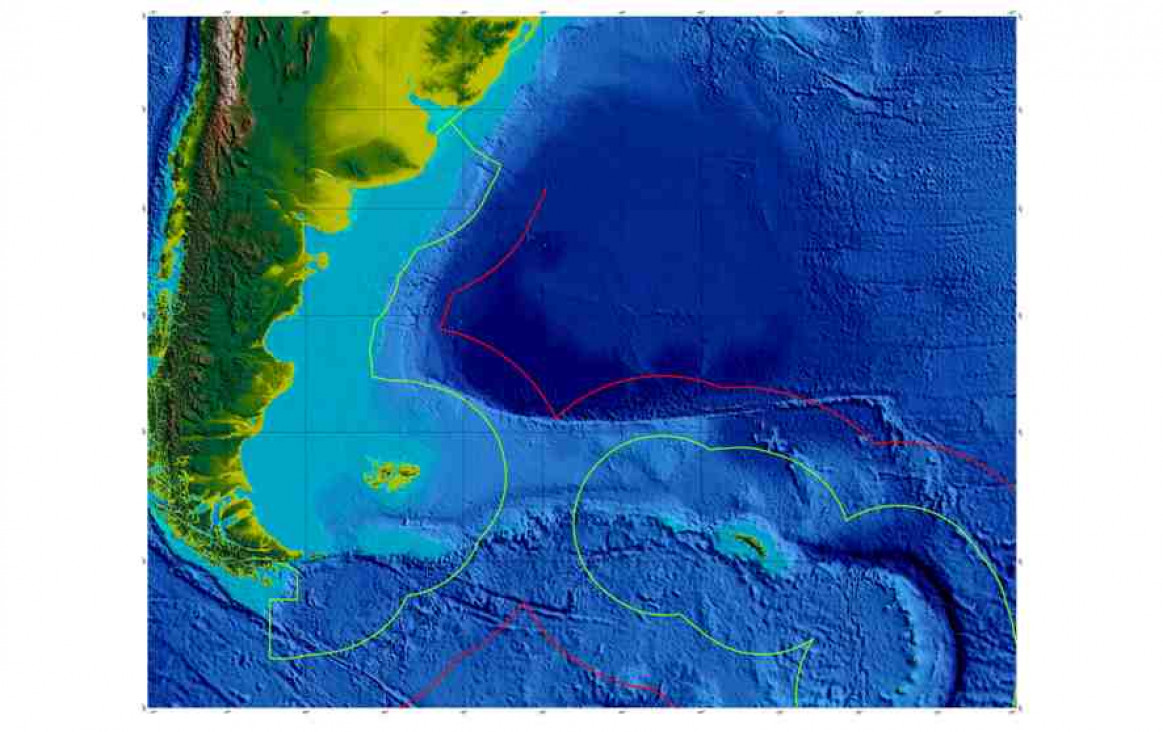 imagen Soberanía: la plataforma continental de la Argentina incluye a las Islas del Atlántico Sur