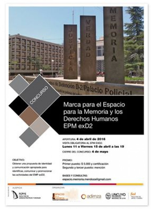 imagen Concurso para encontrar la marca del Espacio de la Memoria en Mendoza