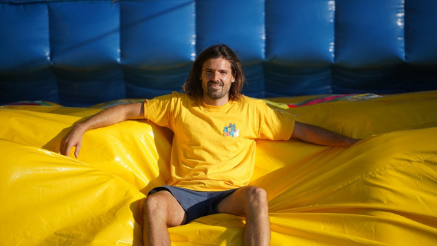 imagen El juego inflable más grande de Latinoamérica fue craneado por un argentino y llega a Mendoza