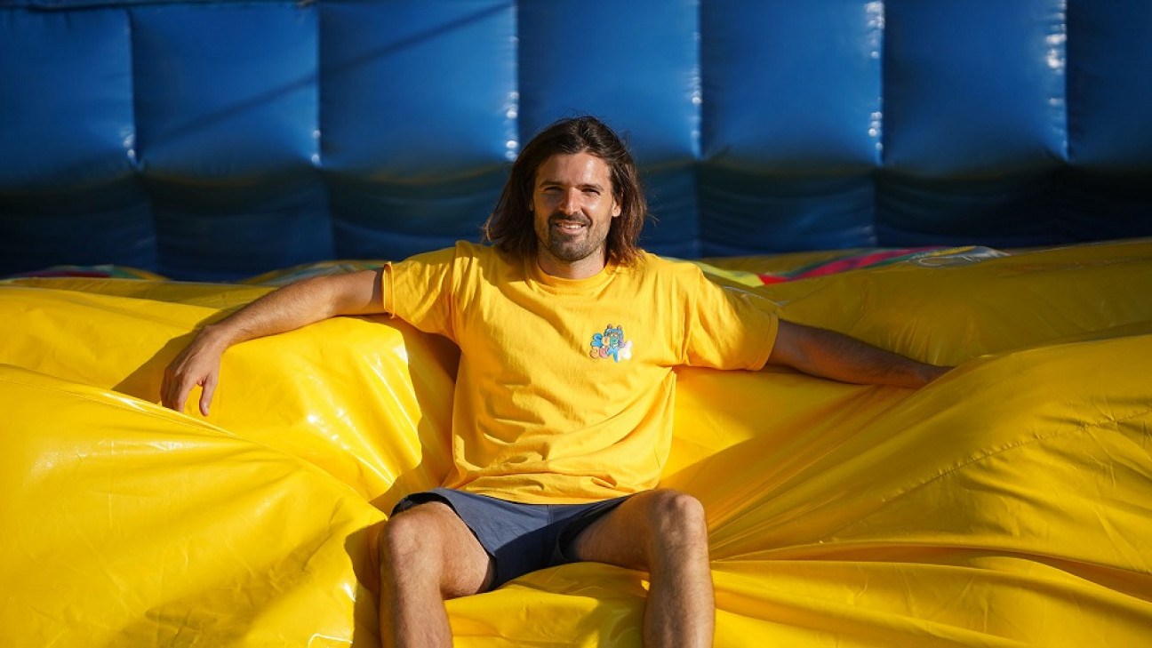 imagen El juego inflable más grande de Latinoamérica fue craneado por un argentino y llega a Mendoza