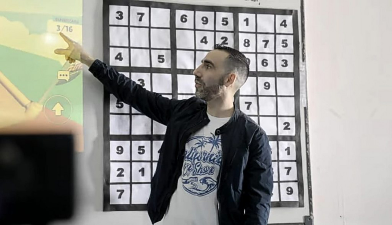 imagen Damián Ortiz, el profe "influencer" que enseña matemáticas