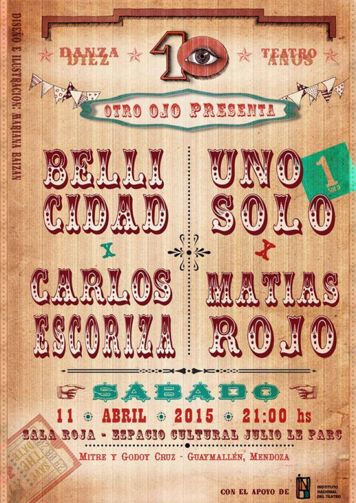 imagen Festival 10 años de Otro Ojo, este sábado