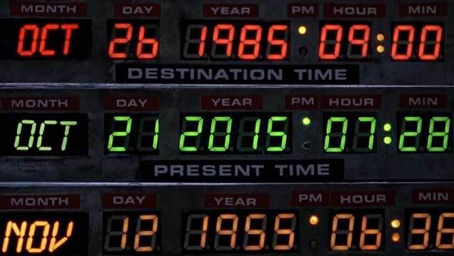 imagen Volver al futuro: hoy "llegan" Marty McFly y el Doc