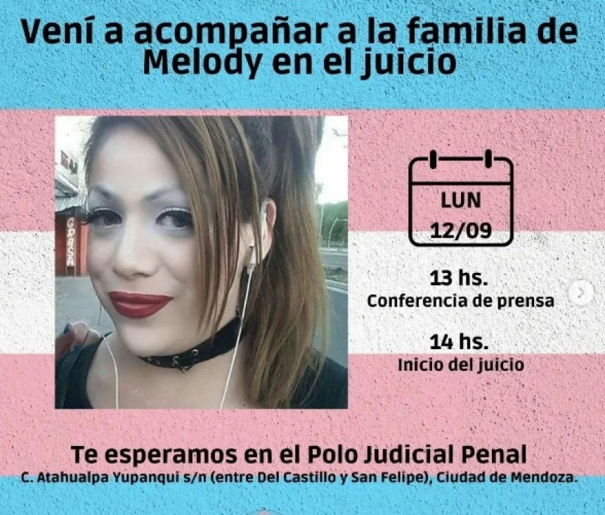 imagen Transfemicidio de Melody Barrera: "La población trans sufre violencia a diario"