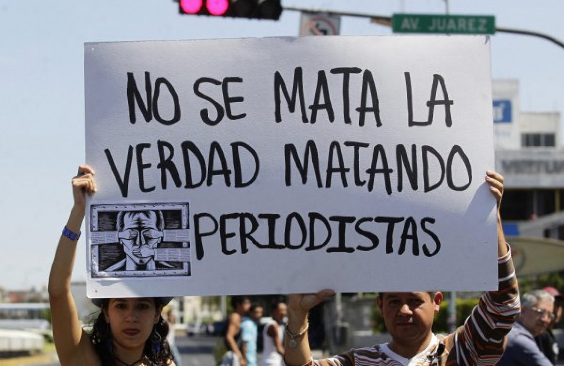 imagen México, cementerio de la libertad de expresión