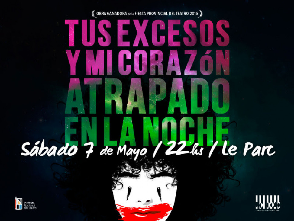 imagen TUS EXCESOS y Manuel García Migani nos representan en la Fiesta Nacional del Teatro