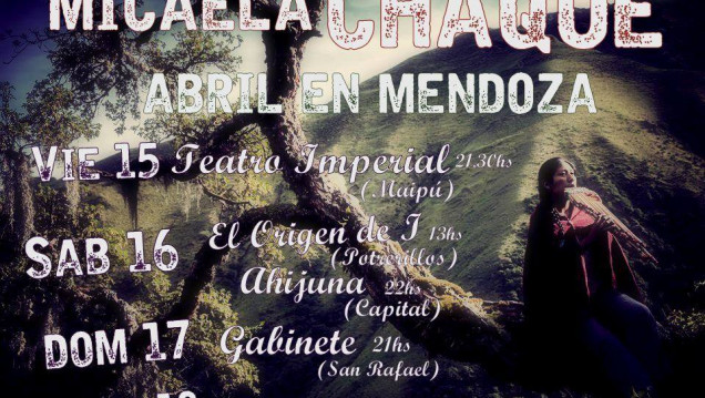 imagen Micaela Chauque en Mendoza