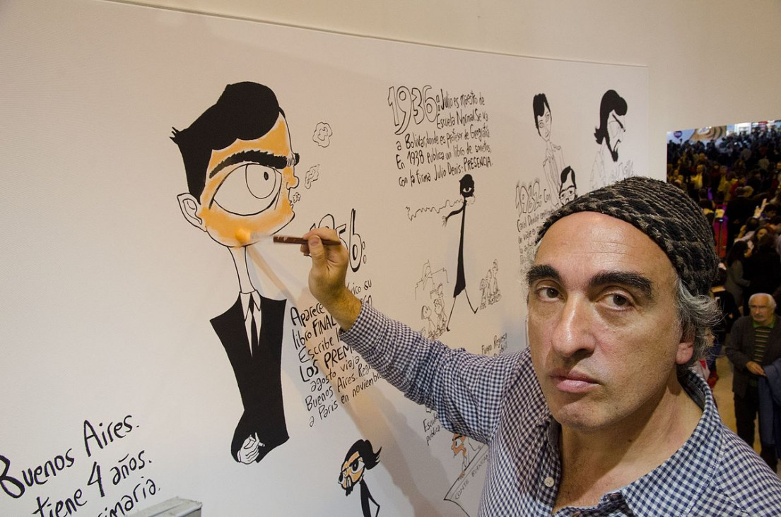 imagen Rep presenta "Vino. Tinta y tinto sobre blanco".