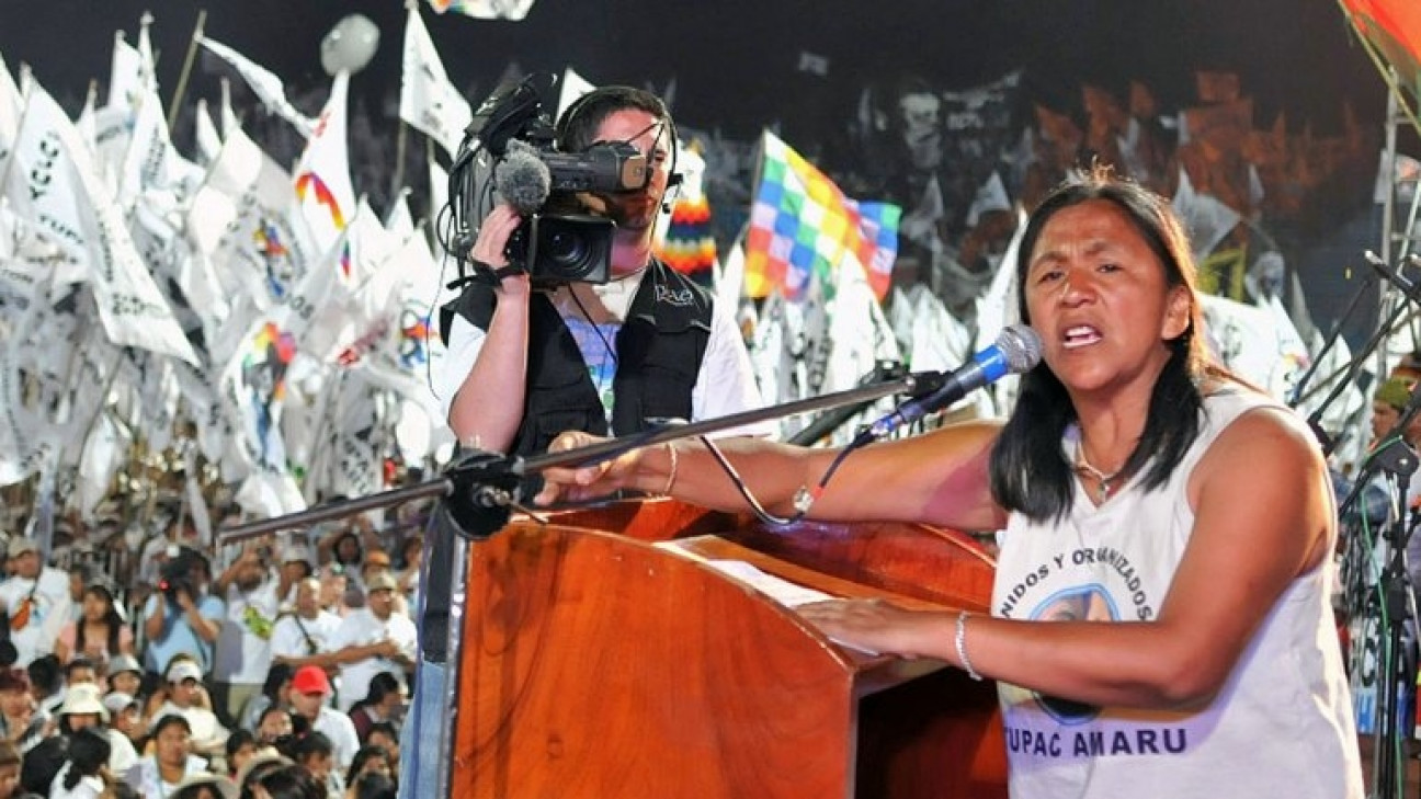 imagen "El dinero para la Tupac va a las cooperativas, no a los dirigentes", enfatizó Nélida Rojas