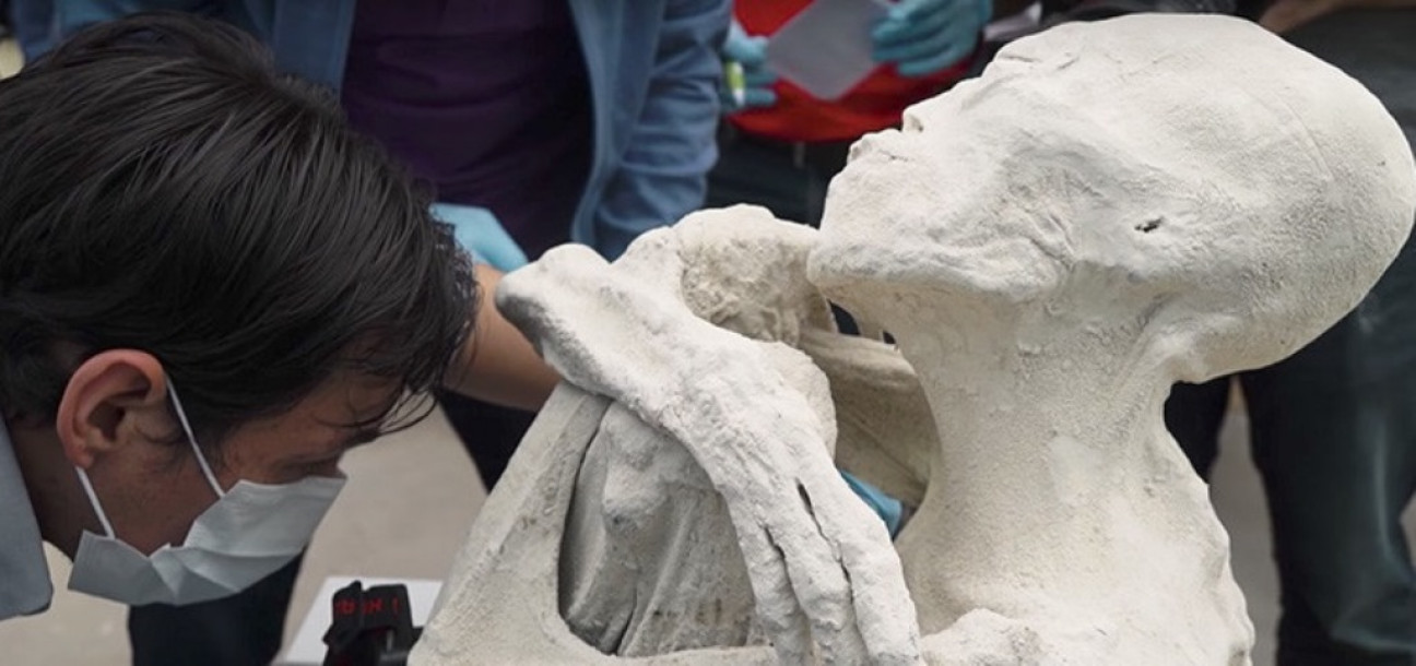 imagen Desmienten que la momia hallada en Nazca sea de origen extraterrestre
