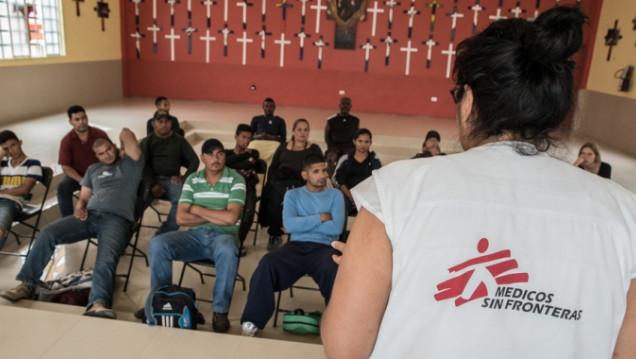 imagen Proyecto "Migrantes en tránsito", la tarea de Médicos Sin Fronteras