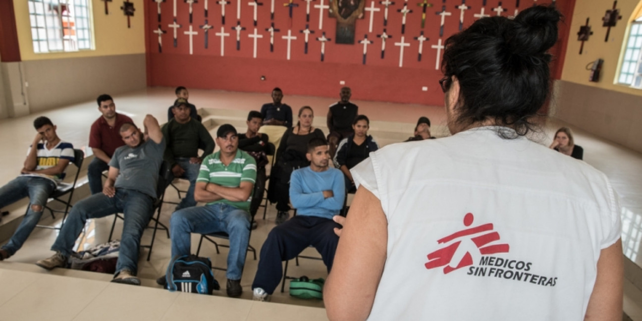 imagen Proyecto "Migrantes en tránsito", la tarea de Médicos Sin Fronteras