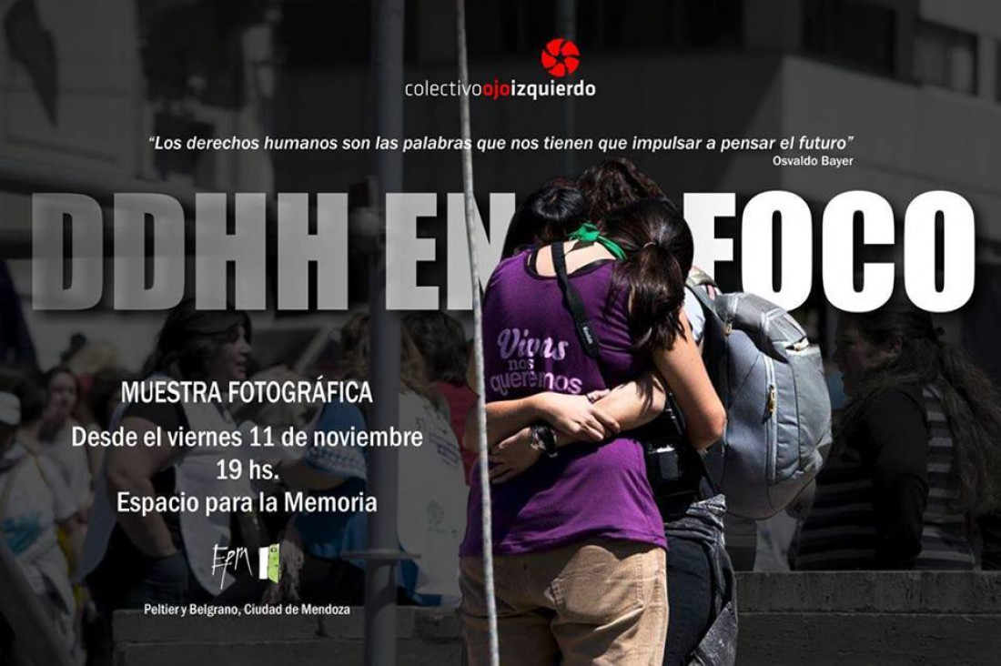 imagen "Los derechos humanos en foco" en el Espacio para la Memoria