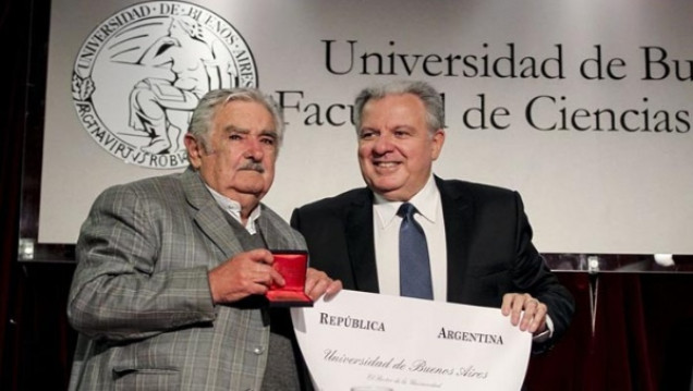 imagen Pepe Mujica recibió el Honoris Causa en la UBA