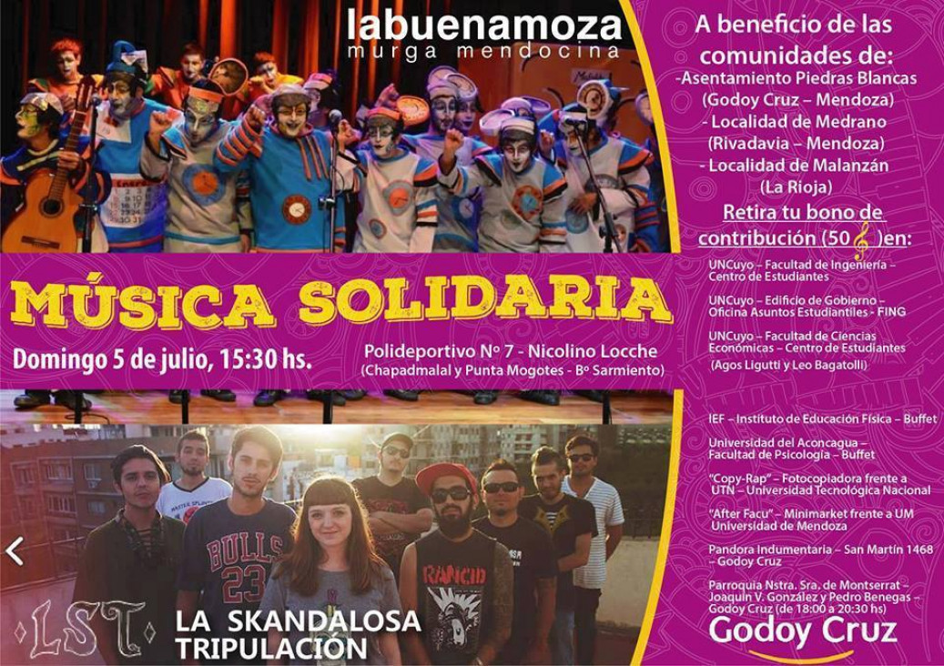 imagen Murga La Buena Moza, en Música Solidaria