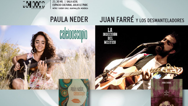 imagen Paula Neder y Juan Farré se presentan juntos en el Espacio Le Parc