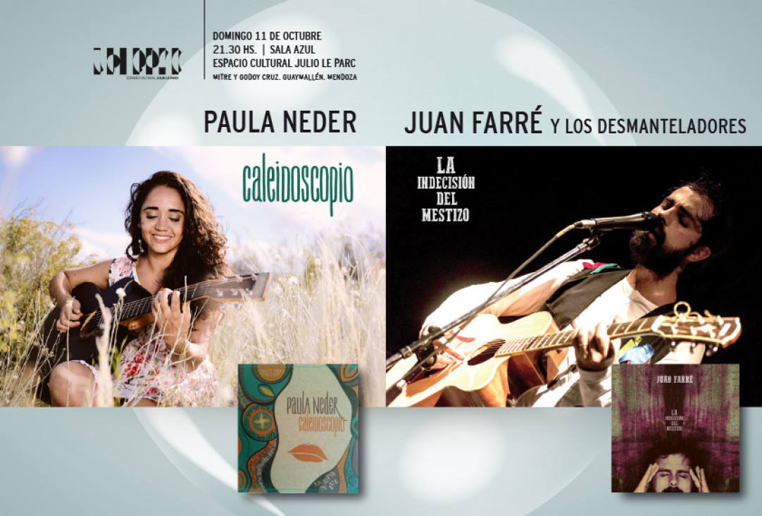 imagen Paula Neder y Juan Farré se presentan juntos en el Espacio Le Parc