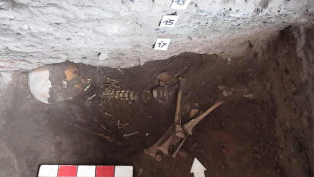 imagen Hallaron restos óseos de un niño de más de 5000 años de antigüedad en Las Cuevas