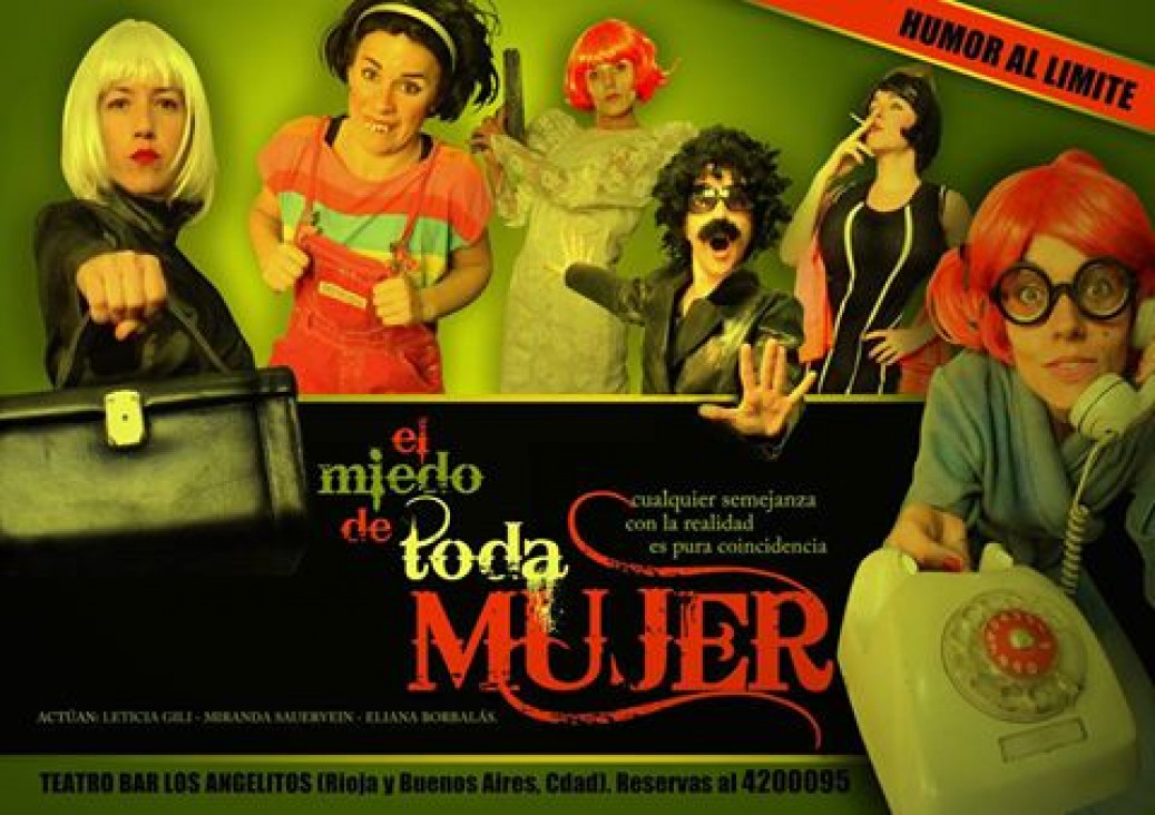 imagen "El miedo de toda mujer", en el Bar Los Angelitos