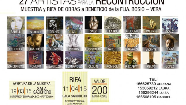 imagen Rifan obras de arte para la reconstrucción de la cada de Ana Vera