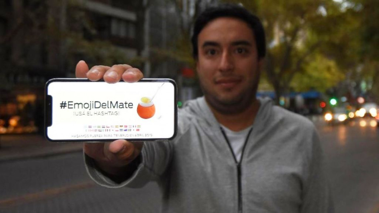imagen El mate y su emoji causaron furor en Estados Unidos
