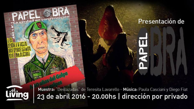 imagen Este sábado llega el lanzamiento de la Revista Papel Obra