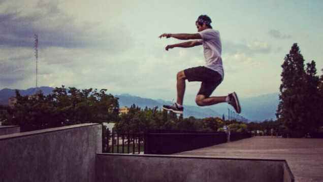 imagen Parkour, el deporte urbano que gana adeptos en Mendoza