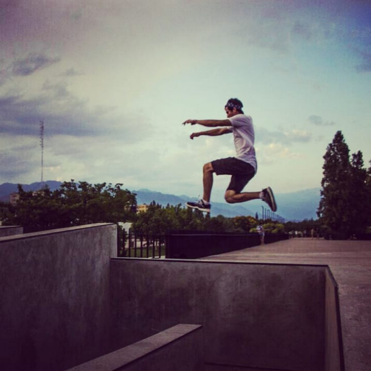 imagen Parkour, el deporte urbano que gana adeptos en Mendoza