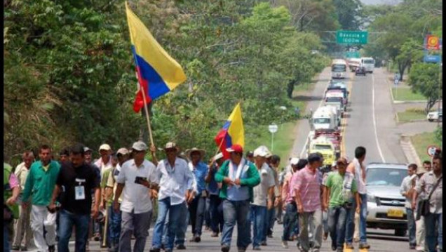 imagen  El paro agrario en Colombia cumple 10 días