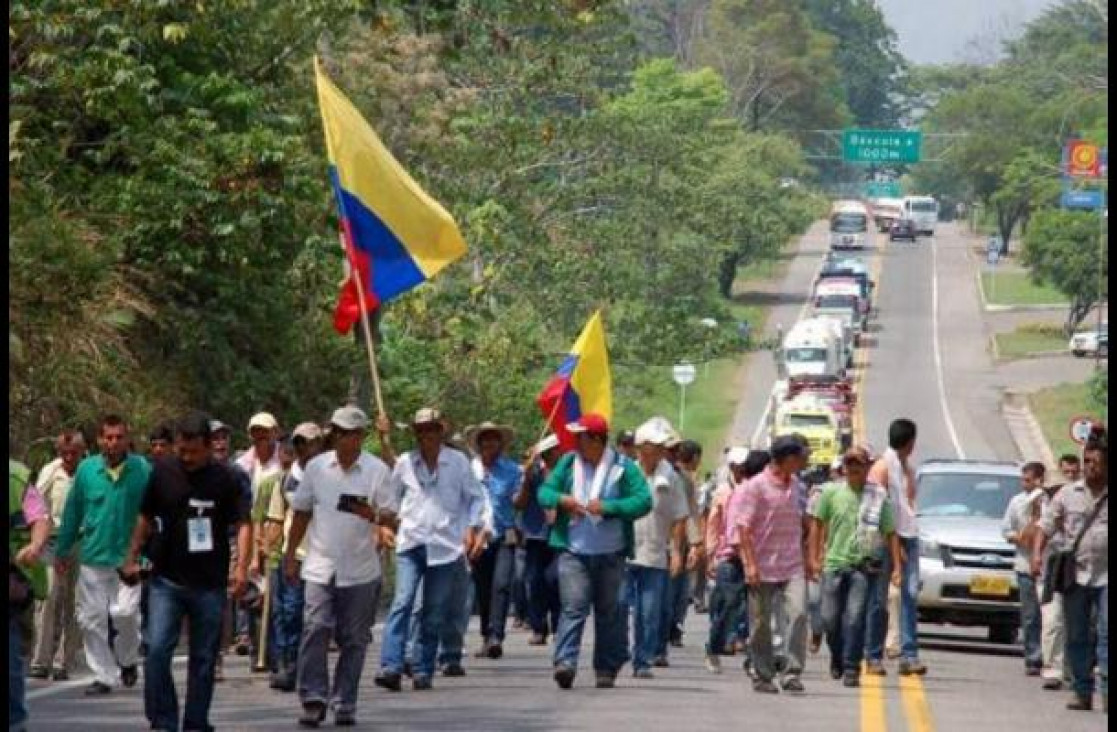 imagen  El paro agrario en Colombia cumple 10 días
