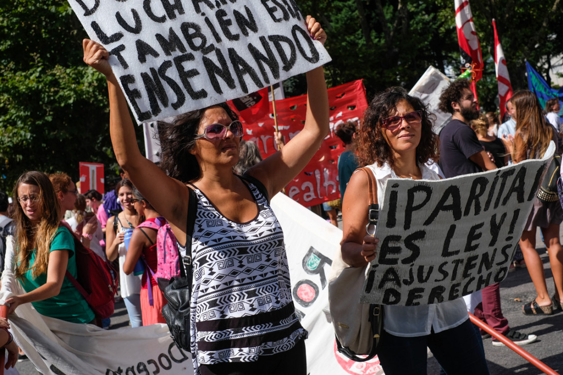 imagen En Buenos Aires se extiende el paro docente