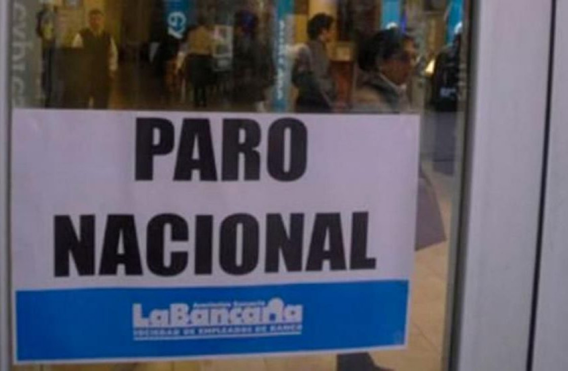 imagen Anunciaron paro bancario para este viernes
