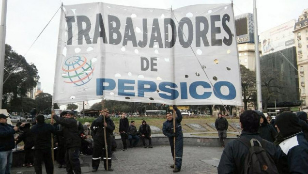 imagen Los trabajadores de Pepsico piden quedarse con la planta