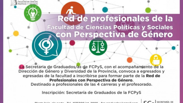 imagen Red de profesionales con perspectiva de género en la FCPyS