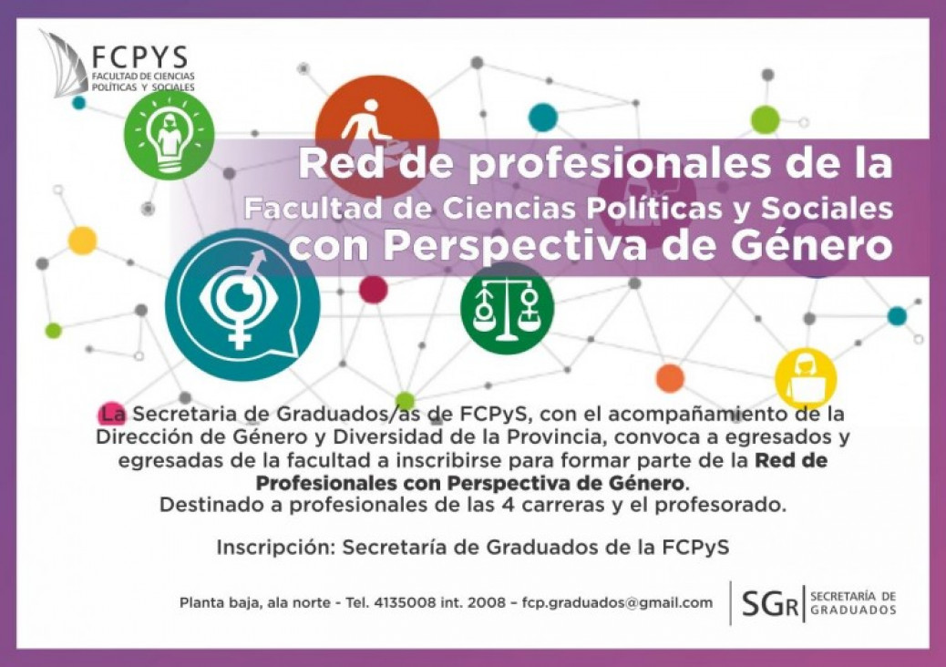 imagen Red de profesionales con perspectiva de género en la FCPyS
