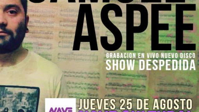 imagen Samuel Aspee musicaliza la Nave Cultural