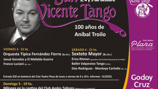 imagen El Sexteto Mayor se hace presente en el San Vicente Tango