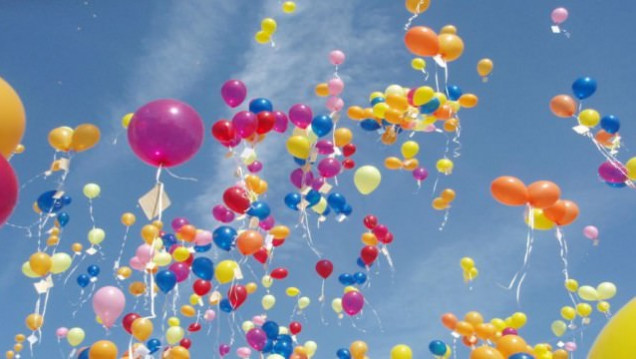 imagen Suelta de globos en el día mundial por la Fibrosis Quística