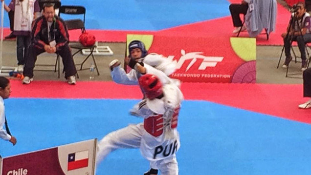 imagen Pablo Santi y su participación en el Torneo de Taekwondo en Chile