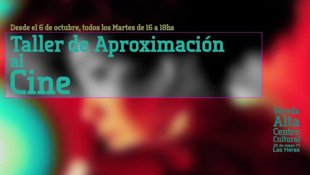 imagen Taller de aproximación al cine, desde la próxima semana