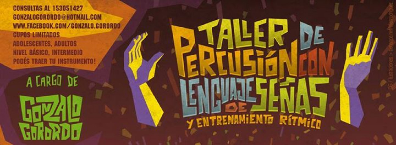 imagen Empieza un Taller de Percusión con Lenguaje de Señas