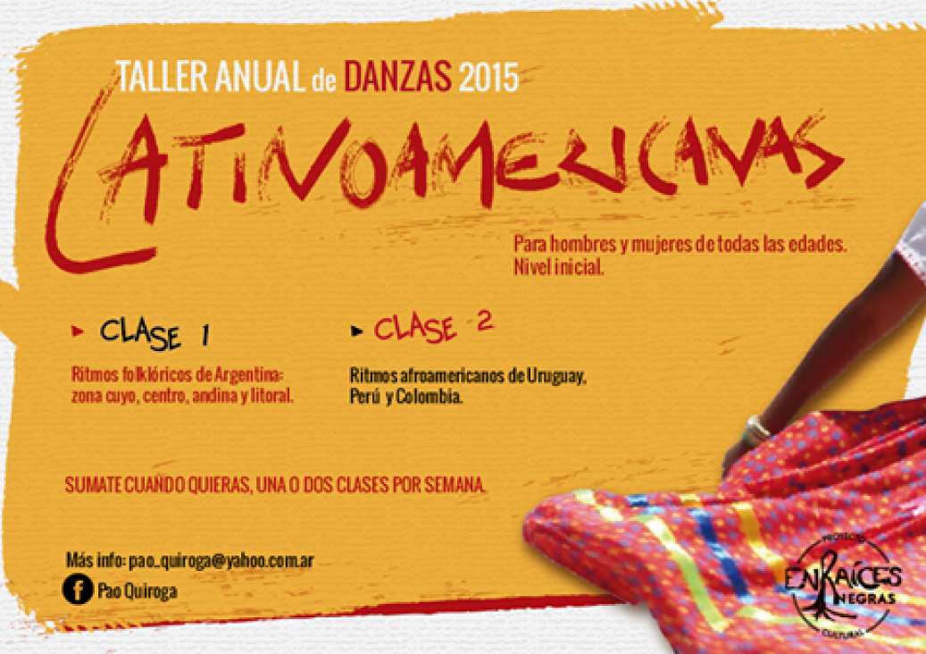 imagen Taller de Danzas Latinoamericanas, desde hoy