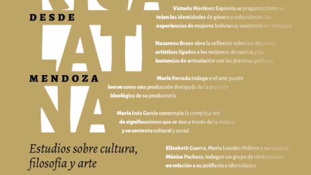 imagen Presentarán el libro "América Latina pensada desde Mendoza"