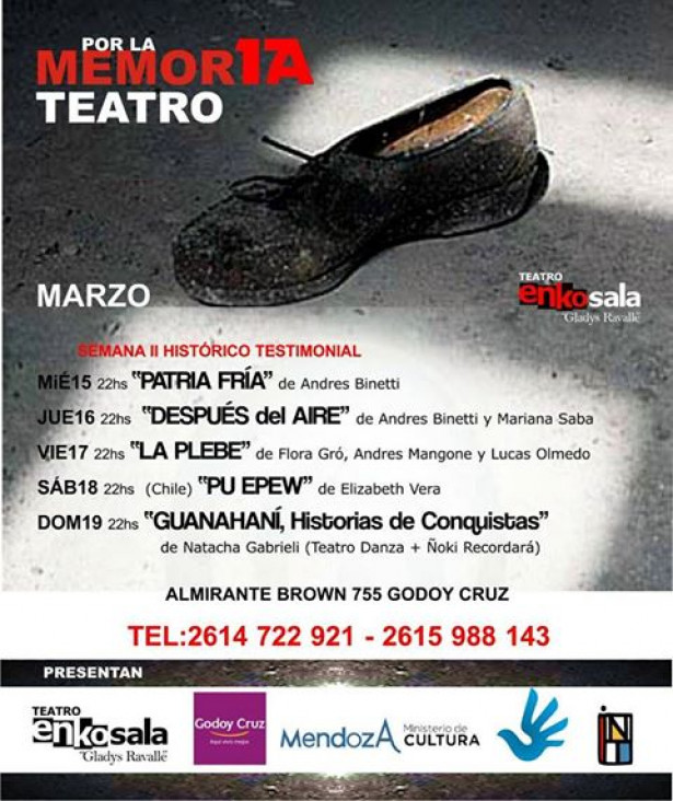 imagen Comenzó el encuentro de teatro por la memoria, los derechos humanos y la identidad
